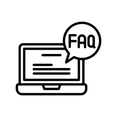 Hizmetler Ana Hattı Vektör Simgesi Tasarımı