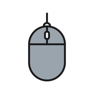 Fare Satırı Doldurulmuş Vektör Simgesi Tasarımı