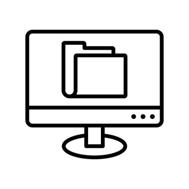 Veri Koruyucu Ana Hattı Vektör Simgesi Tasarımı