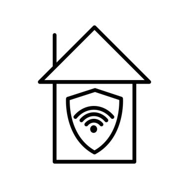 Wifi Ana Hattı Vektör Simgesi Tasarımı