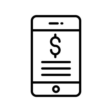 Bill Taslak Vektör Simgesi Tasarımı