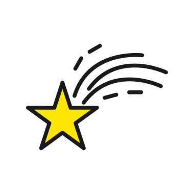 Atış Satırı Doldurulmuş Vektör Simgesi Tasarımı