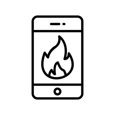 Özet Vektör Simgesi Tasarımı 'nı Ateşle