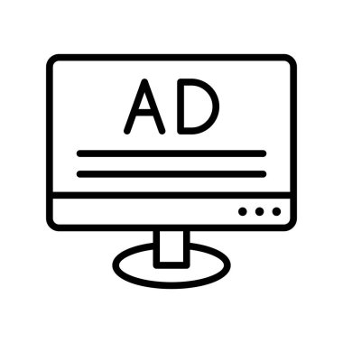 Ad Özeti Vektör Simgesi Tasarımı