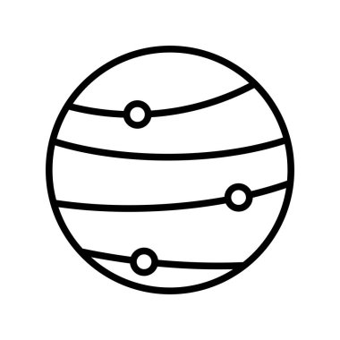 Venüs Ana Hattı Vektör Simgesi Tasarımı