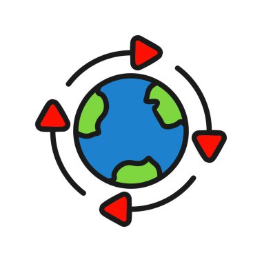 Satır Dolu Vektör Simgesi Tasarımı 'nı Yeniden Kullan