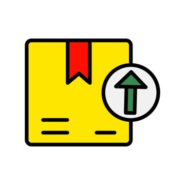 Yükleme Satırı Doldurulmuş Vektör Simgesi Tasarımı