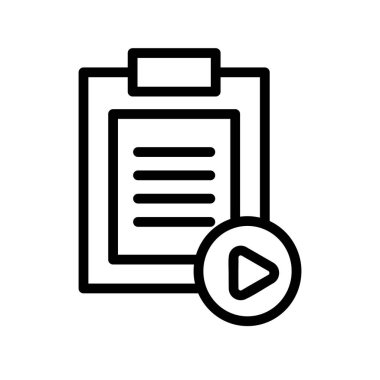 Taslak Vektör Simgesi Tasarımı Oynat 