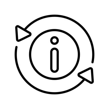 Taslağı Tazele Vektör Simgesi Tasarımı