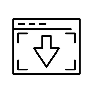 Outline Vektör Simgesi Tasarımı İndir