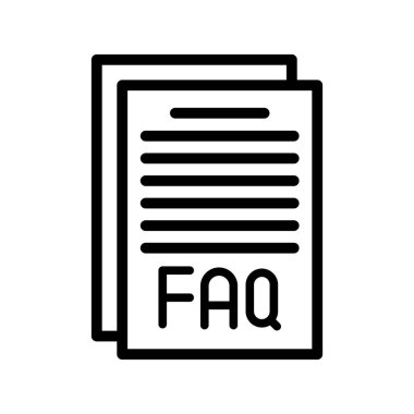 Dosya Özeti Vektör Simgesi Tasarımı