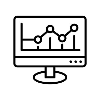  İstatistikler Özet Vektör Simgesi Tasarımı