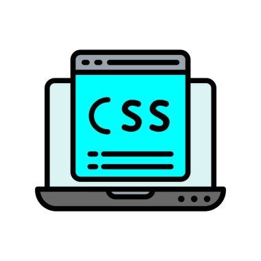 Çevrimiçi Belge Satırı Doldurulmuş Vektör Simgesi Tasarımı