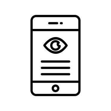 Göz Özeti Vektör Simgesi Tasarımı