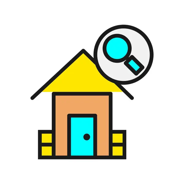 Home Suche Zeile Gefüllt Vektor Icon Desig — Stockvektor