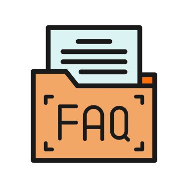 Dizin Satırı Dolu Vektör Simgesi Tasarımı