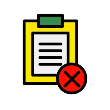 Satır Doldurulmuş Vektör Simgesi Tasarımı Sil