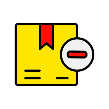 Satır Dolu Vektör Simgesi Tasarımı Sil