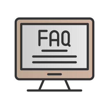 Doldurulmuş Gradyan Vektör Simgesi Tasarımı Desteği