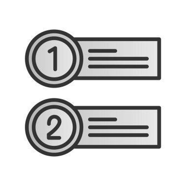 Grafiksel Doldurulmuş Gradyan Vektör Simgesi Tasarımı