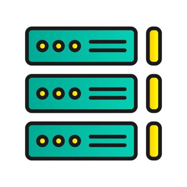  depolanmış Gradyan Vektör Simgesi Tasarımı