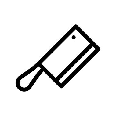 Kesici Taslak Vektör Simgesi Tasarımı