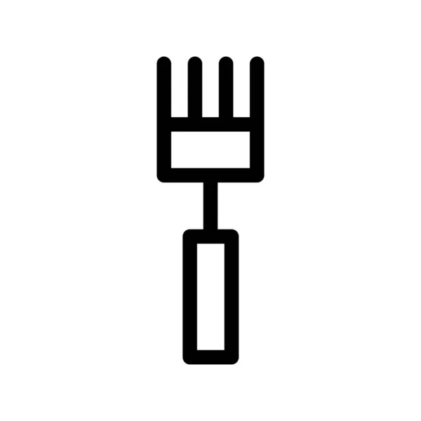 Pinsel Outline Vector Icon Desig — Stockvektor