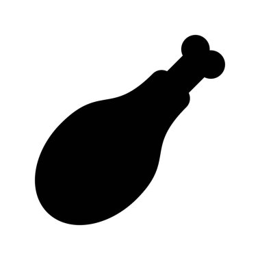 Tavuk Kabartma Vektör Simgesi Tasarımı