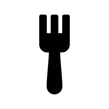 Çatal Kabartma Vektör Simgesi Tasarımı