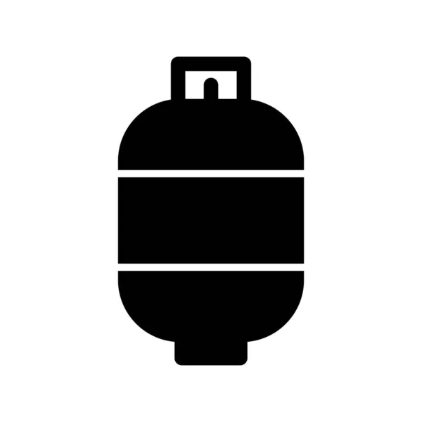 Cylinder Glyph Vector Icon Desig — Stock vektor