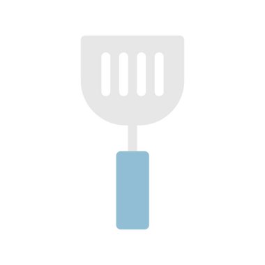 Spatula Düz Vektör Simgesi Tasarımı