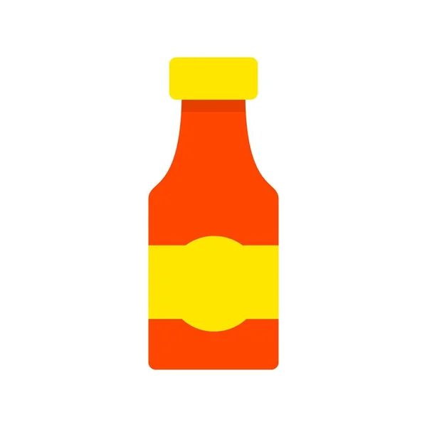 Sauce Flat Vector Icon Desig — Stock Vector