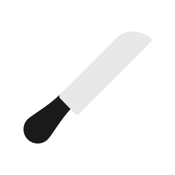 Cuchillo Plano Vector Icono Desig — Vector de stock
