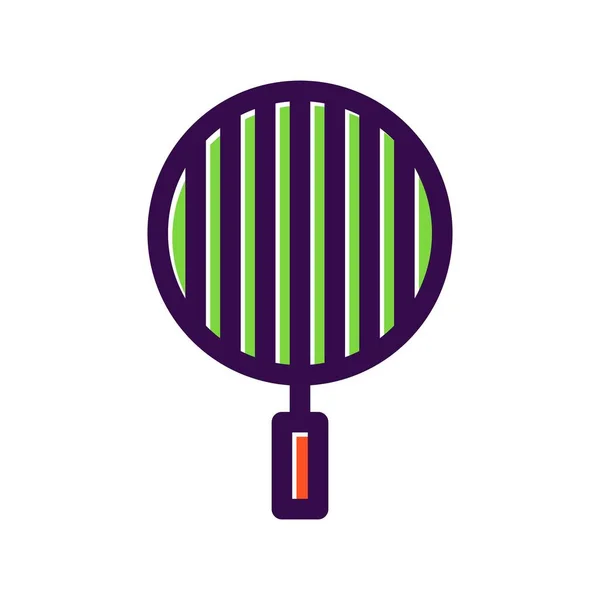 Grill Gefüllt Vector Icon Design — Stockvektor