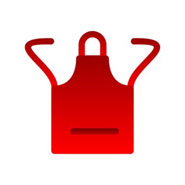Apron Flat Gradient Vector Icon Desig