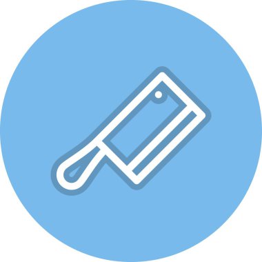 Kesici Satır Çemberi Vektör Simgesi Tasarımı