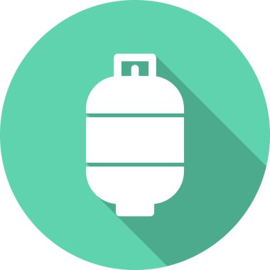 Silindir Kabartma Çemberi Vektör Simgesi Tasarımı