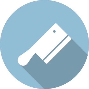 Kesici Kabartma Çemberi Vektör Simgesi Tasarımı