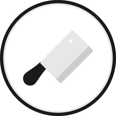 Kesici Düz Çember Vektör Simgesi Tasarımı