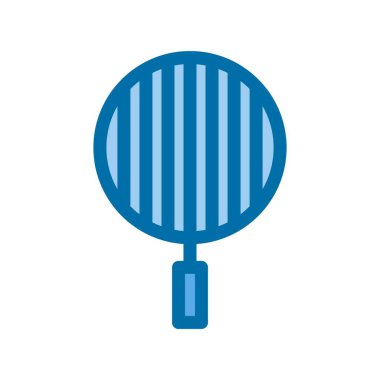 Spatula Çizgisi Gradyan Vektör Simgesi Tasarımı