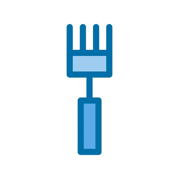 Spatula Line Gradient Vector Icon Desig — Stock Vector