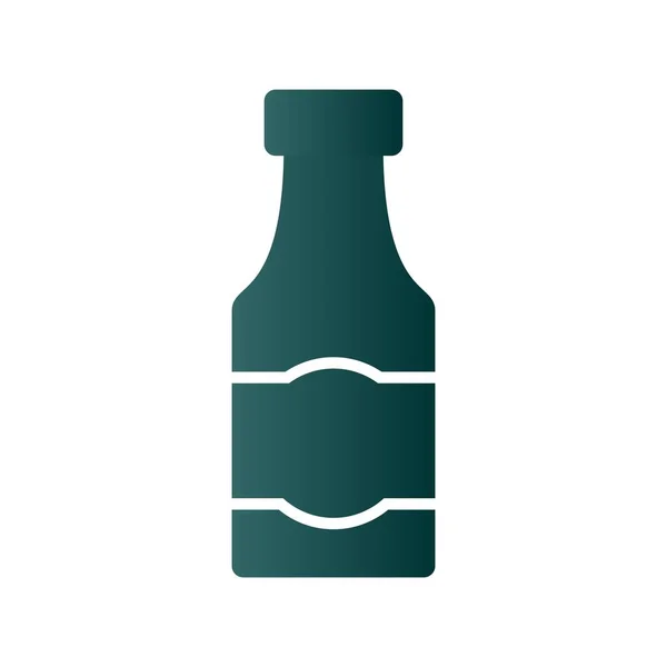 Sauce Glyph Gradient Vector Icon Desig — Vetor de Stock