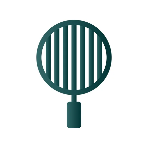 Grill Glyphen Gradienten Vektor Icon Design — Stockvektor