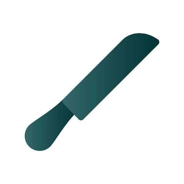 Cuchillo Glifo Gradiente Vector Icono Desig — Vector de stock