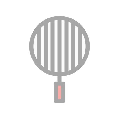 Izgara Hattı Işık Vektörü Simgesi Tasarımı