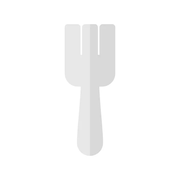 Fork Flat Light Vector Icon Desig — Stock Vector