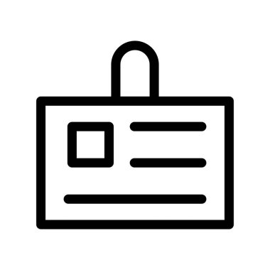 Kimlik Özeti Vektör Simgesi Tasarımı