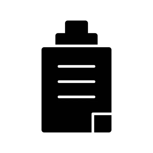 Notizblock Glyph Vector Icon Desig — Stockvektor