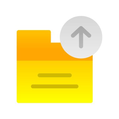 Dizin Dizini Gradyan Vektör Simgesi Tasarımı Yükle