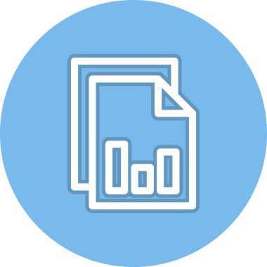  Belge Grafik Çizgisi Çemberi Vektör Simgesi Tasarımı